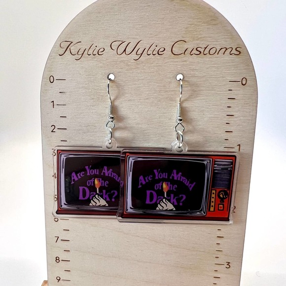 Are You Afraid Of The Dark Earrings - 90s Easrrings - Y2K Earrings - Television - Picture 6 of 8